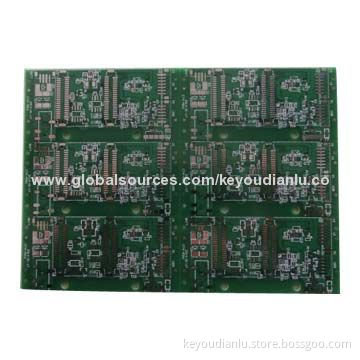 Immersion Gold Double-sided PCB with 1.6mm Board Thickness, 0.3mm Minimum Hole Size